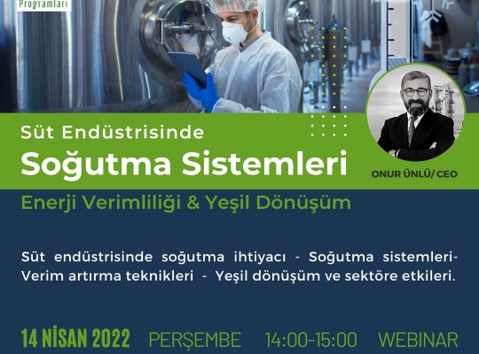SÜT ENDÜSTRİSİNDE SOĞUTMA SİSTEMLERİ
